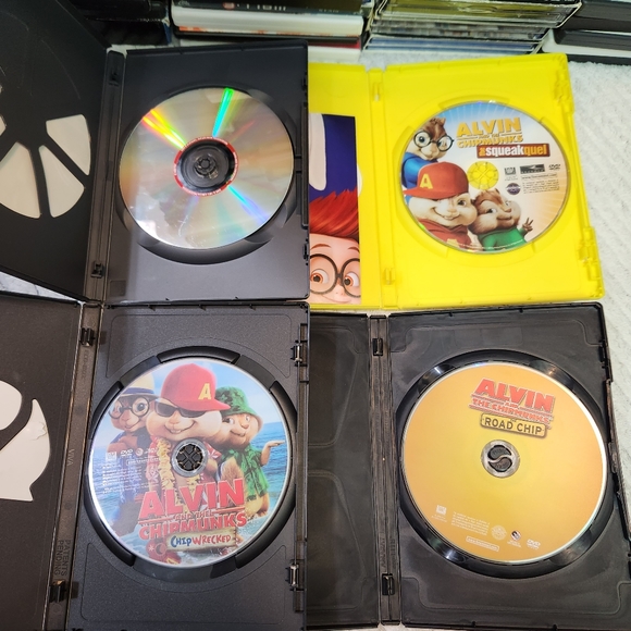 Alvin and The Chipmunks 4 DVD Bundle Squeakquel, Roadchip, Chipwrecked - Picture 2 of 8